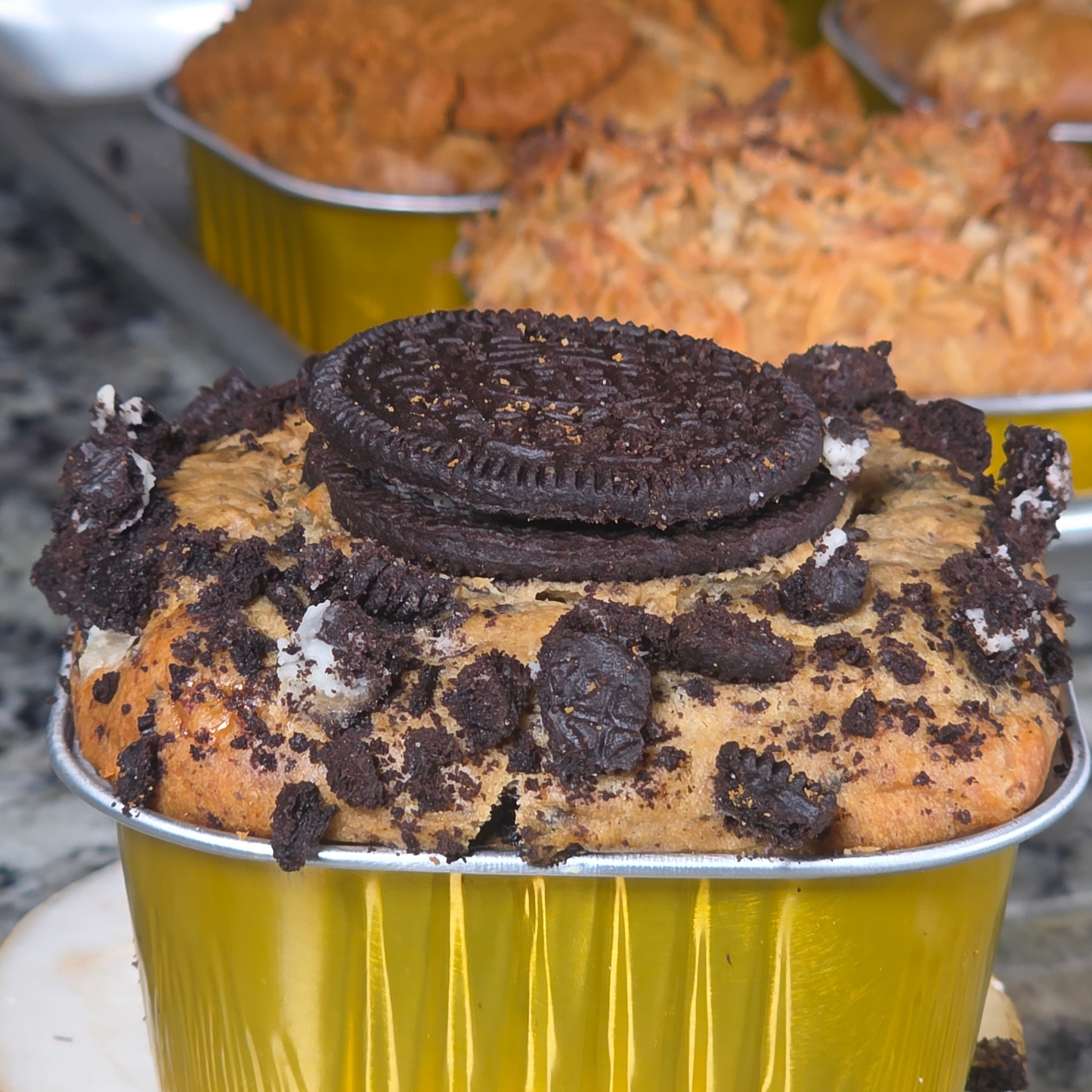 Mini Oreo Banana Bread