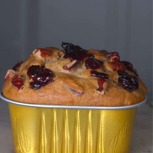 Mini Cranberry Pecan Banana Bread