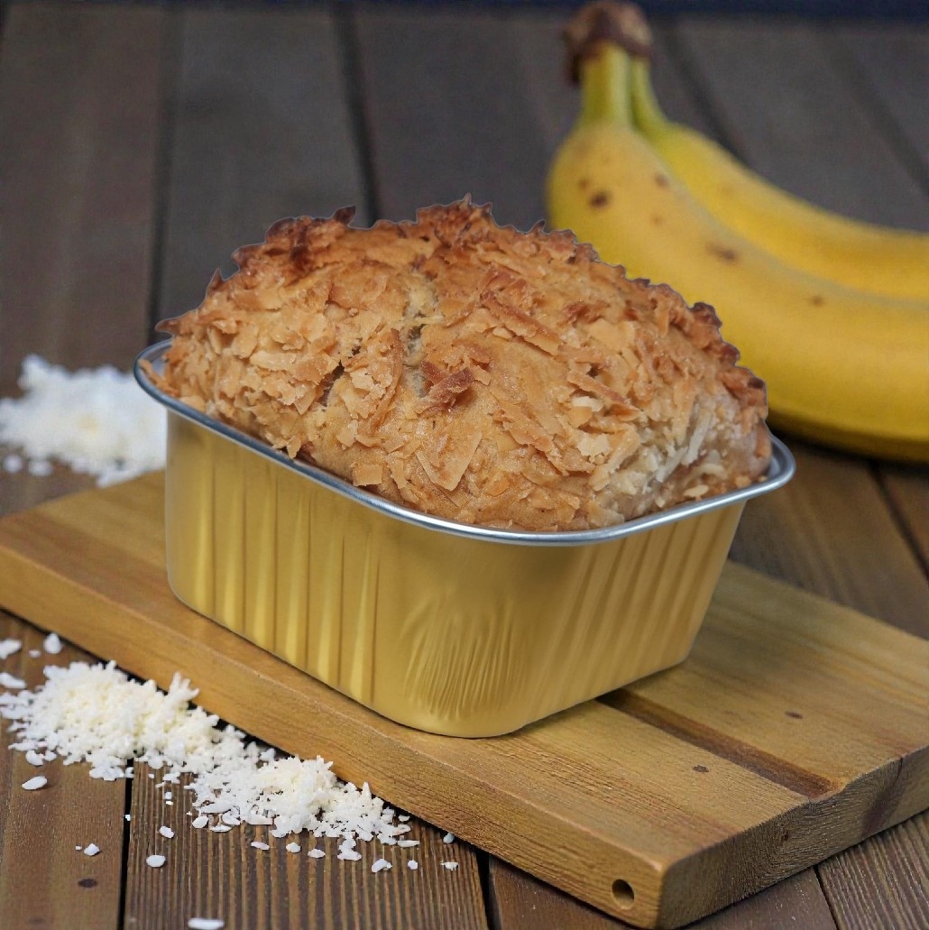 Mini Coconut Banana Bread