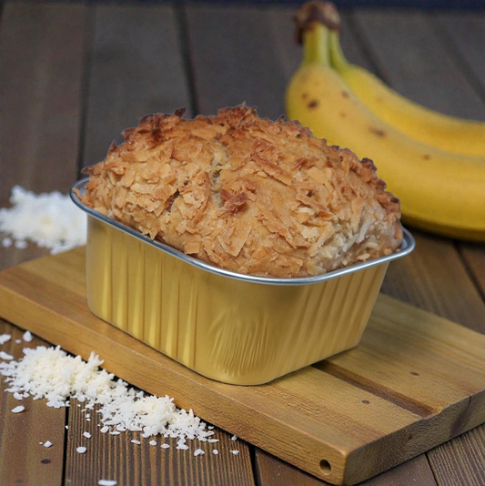 Mini Coconut Banana Bread