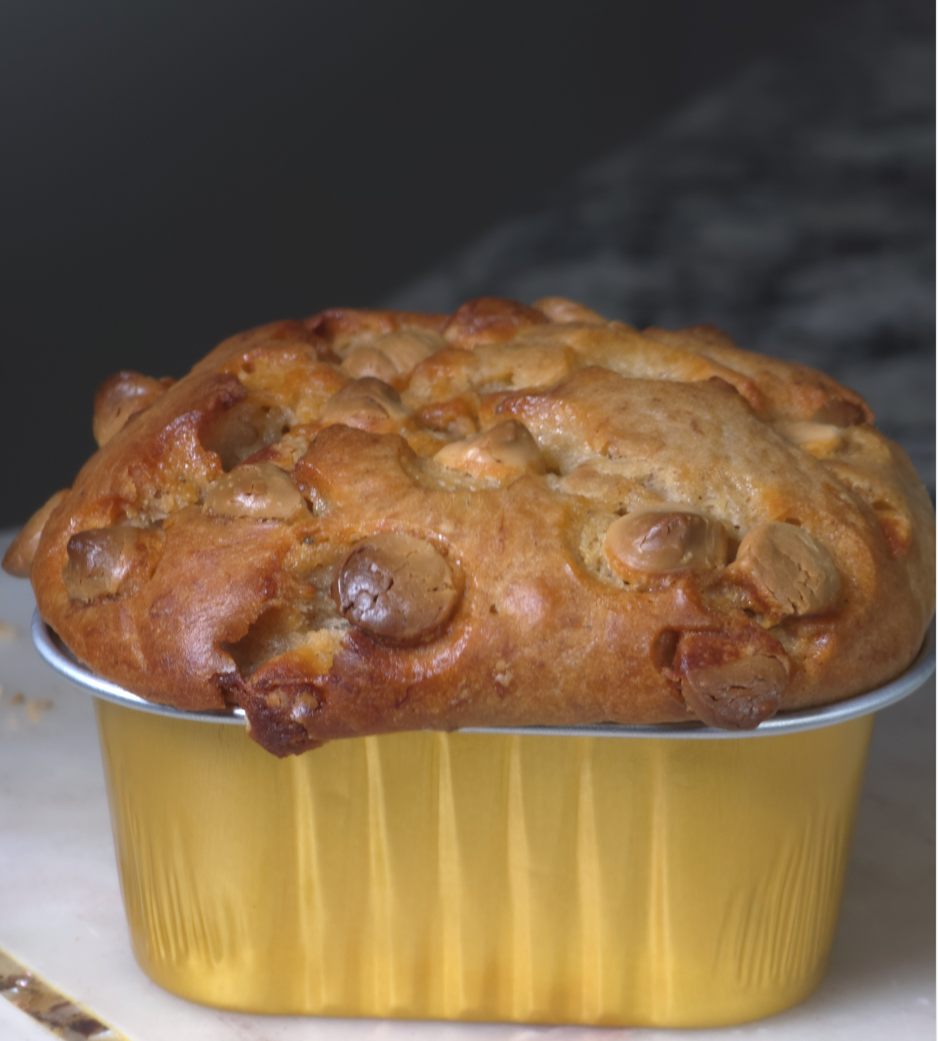 Mini White Chocolate Banana Bread
