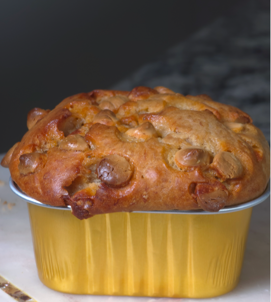 Mini White Chocolate Banana Bread